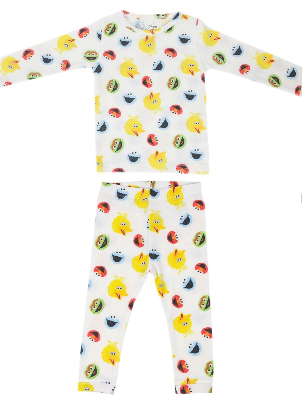 Copper Pearl Sesame Scribbles- 2pc Long Sleeve Pajama Set - 18 months